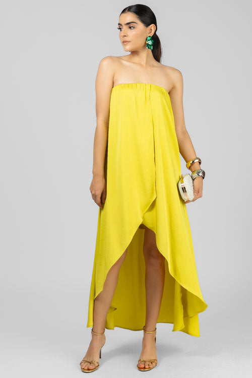 VESTIDO STRAPLESS ENVOLVENTE
