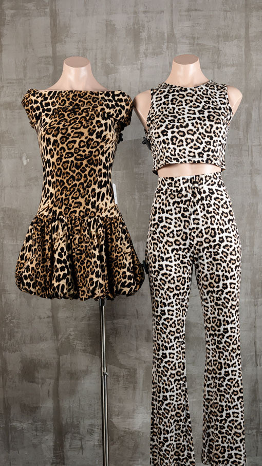 CONJUNTO TOP ANIMAL PRINT