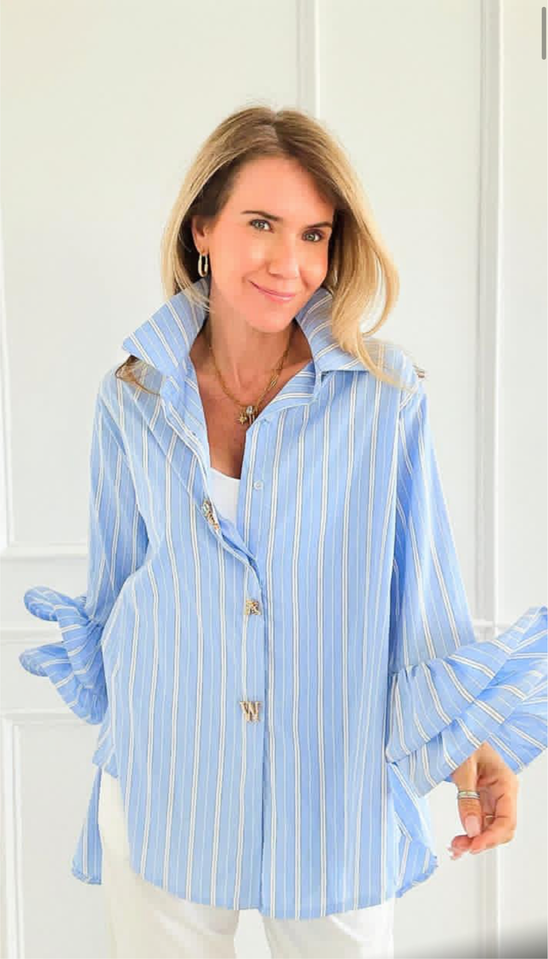 BLUSON RAYA AZUL