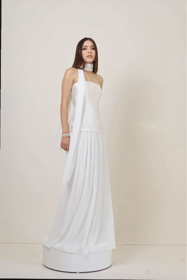 VESTIDO STRAPLESS RAZO