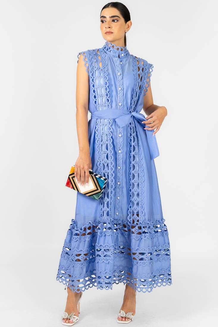 VESTIDO TIRAS GUIPUR