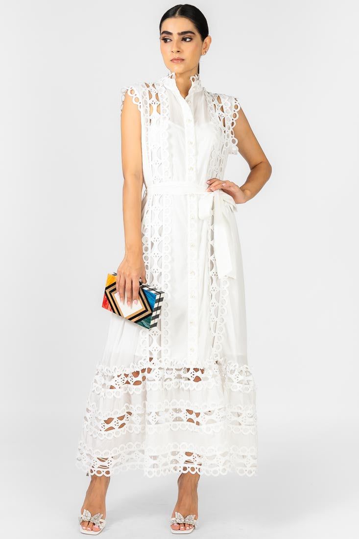 VESTIDO TIRAS GUIPUR