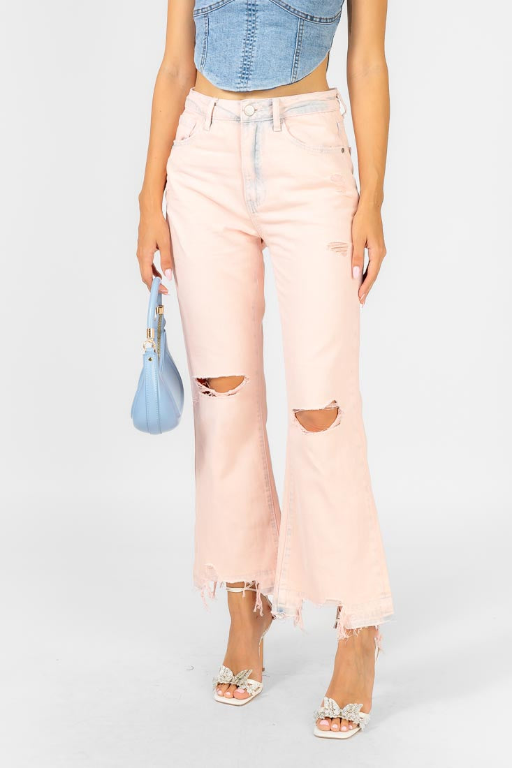 PANTALON ROSA DESLAVADO