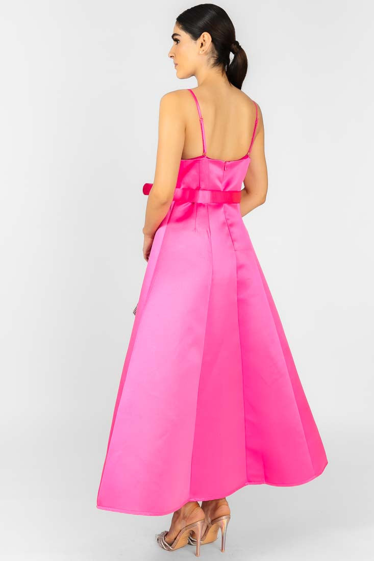 VESTIDO ROSA TIRANTE