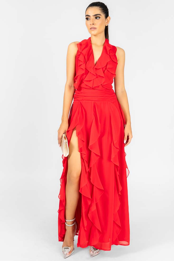 VESTIDO VOLANTES