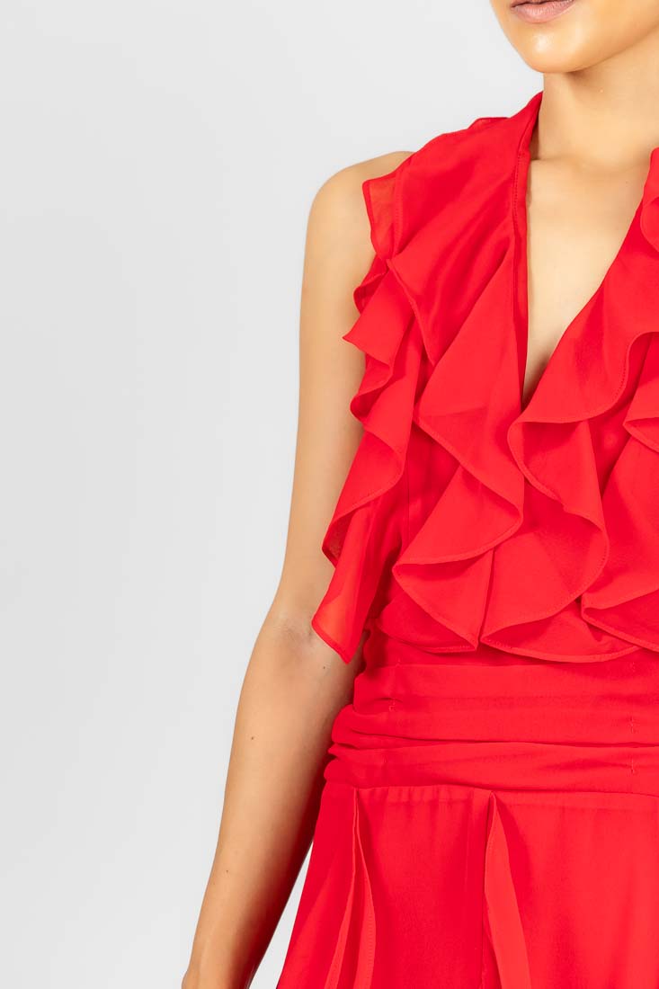 VESTIDO VOLANTES