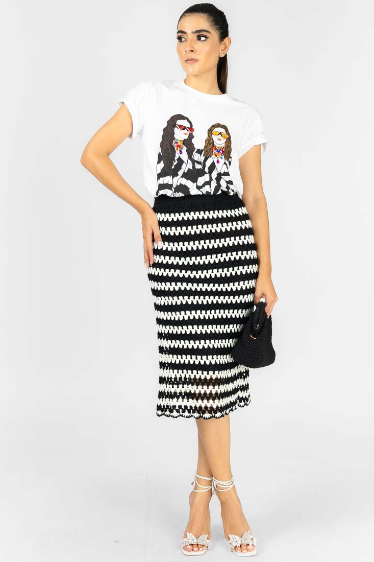 FALDA CROCHET