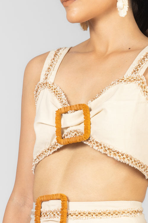CONJUNTO TOP HEBILLA