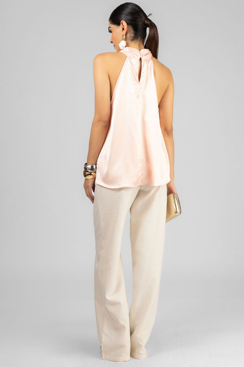 BLUSA SATIN FLOR