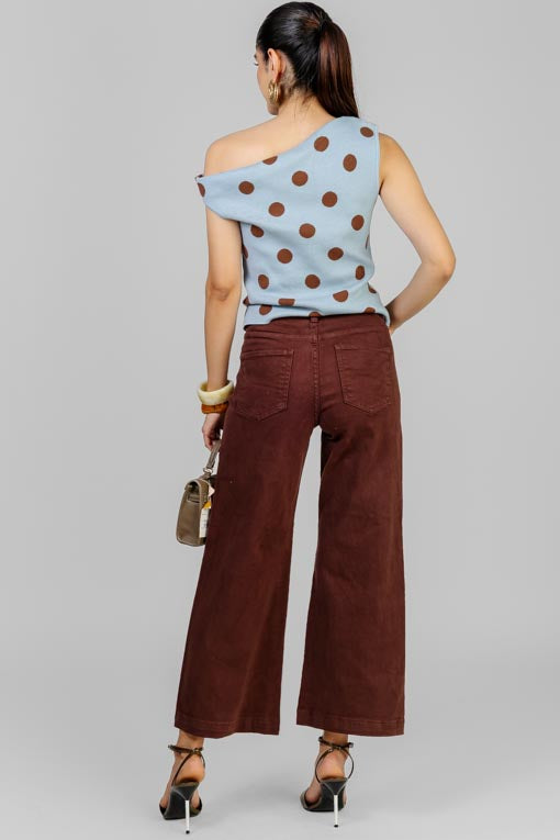 PANTALON CACAO STRAIGHT