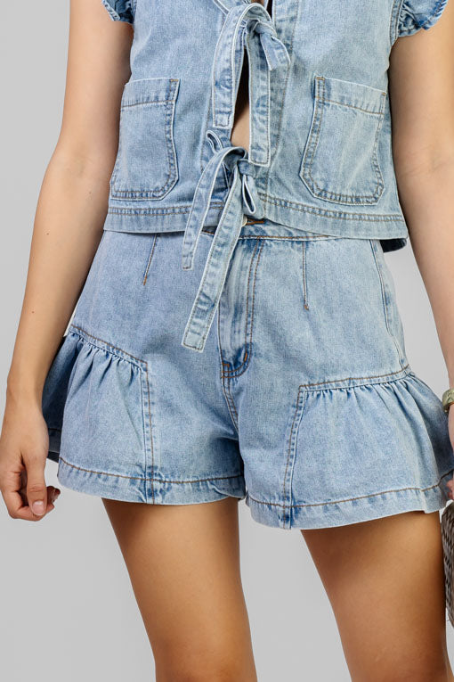 SHORT FALDA DENIM