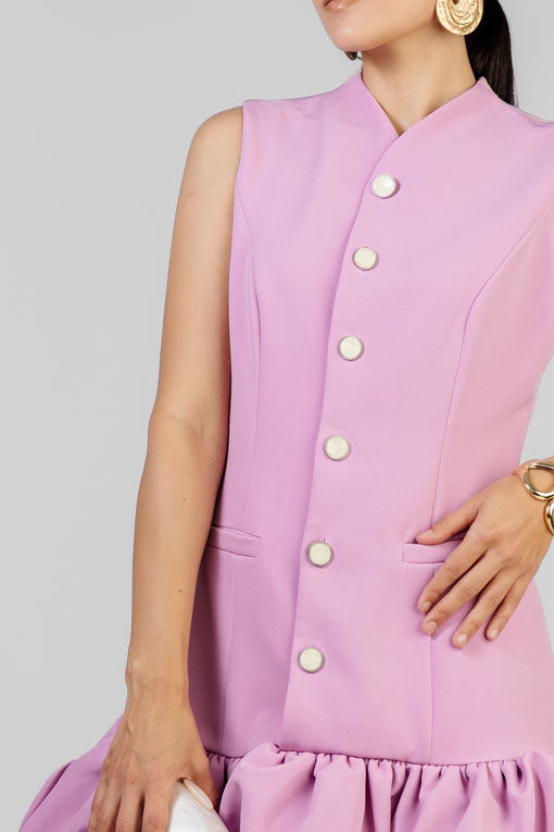 VESTIDO FALDON GLOBO