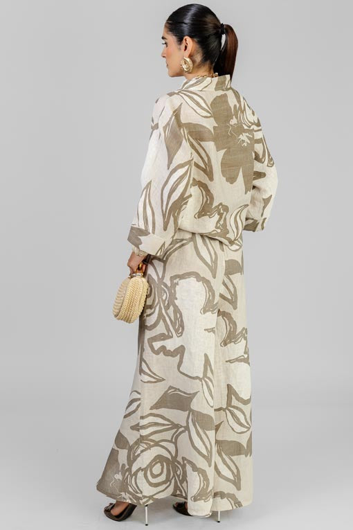 CONJUNTO LINO FLORAL