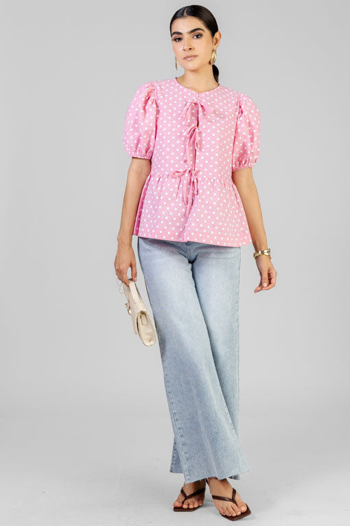 BLUSA LAZOS POLKA