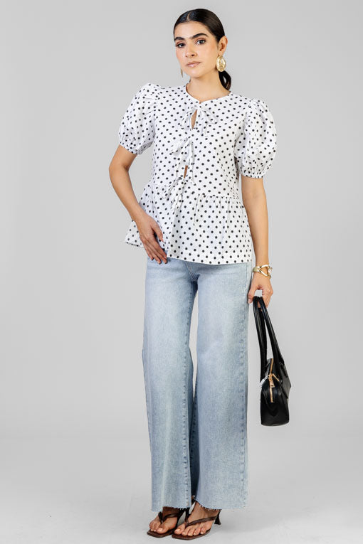 BLUSA LAZOS POLKA