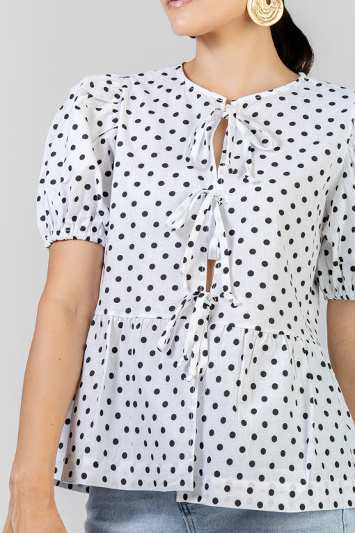 BLUSA LAZOS POLKA