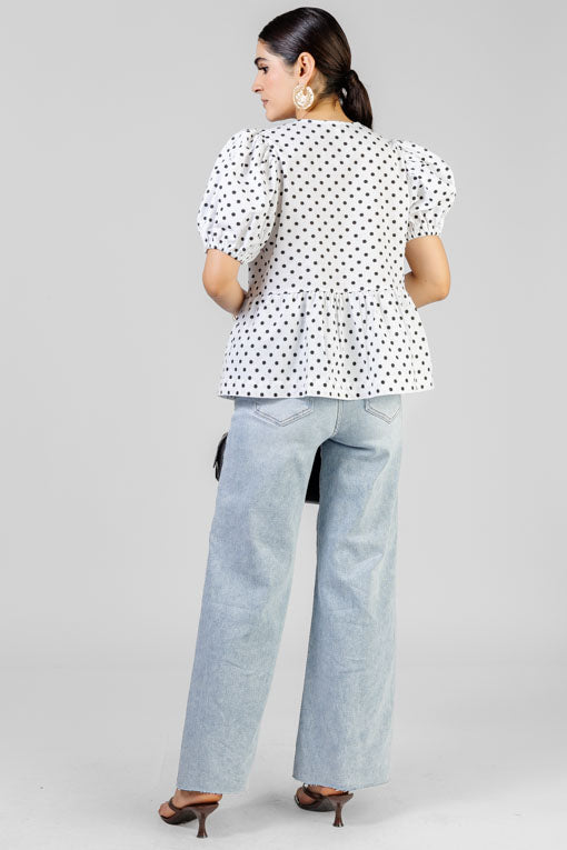 BLUSA LAZOS POLKA