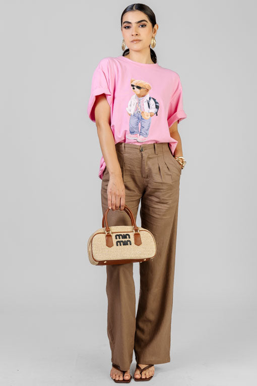 PLAYERA OSITA CON LENTES