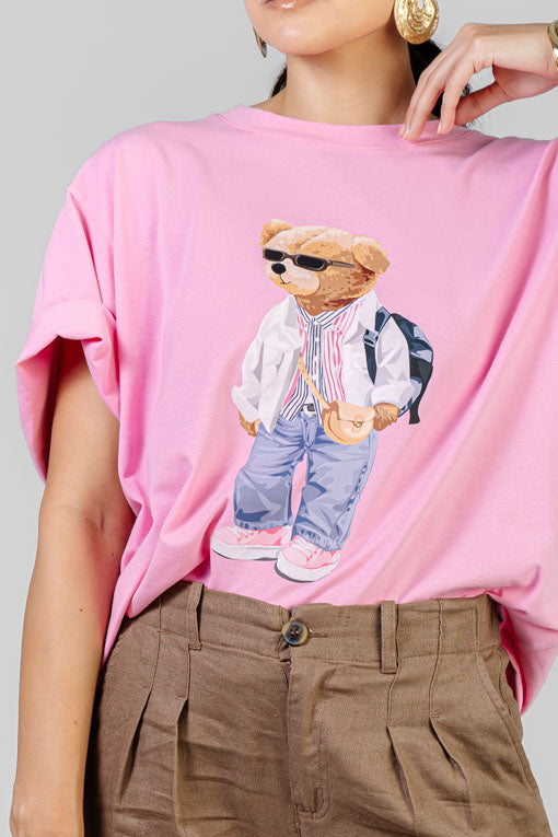 PLAYERA OSITA CON LENTES