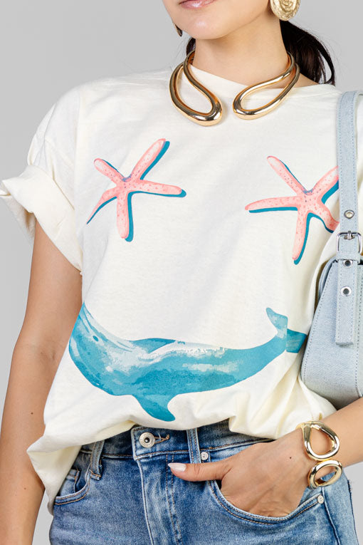 PLAYERA CARITA MARINA