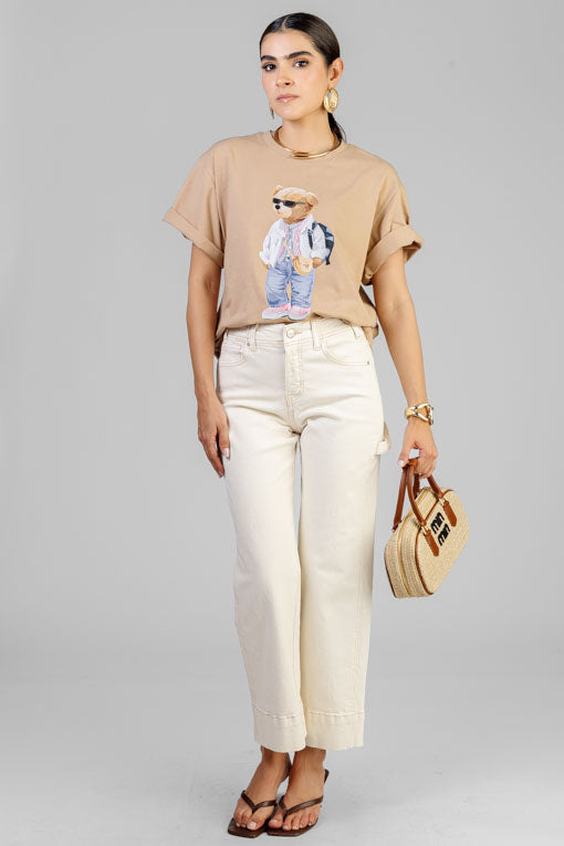 PLAYERA OSITA CON LENTES