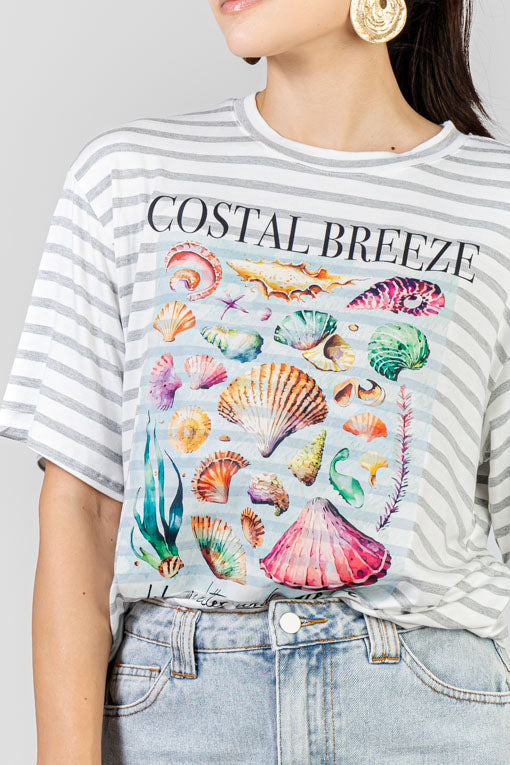 PLAYERA MARINA CONCHAS