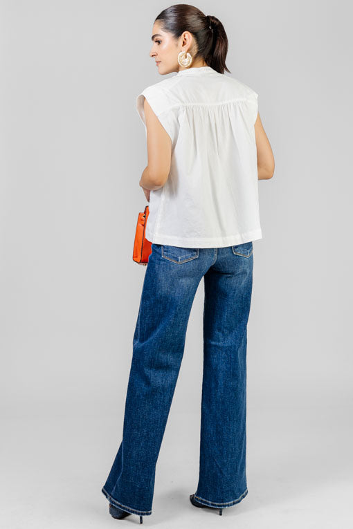 BLUSA ALGODON BLANCO