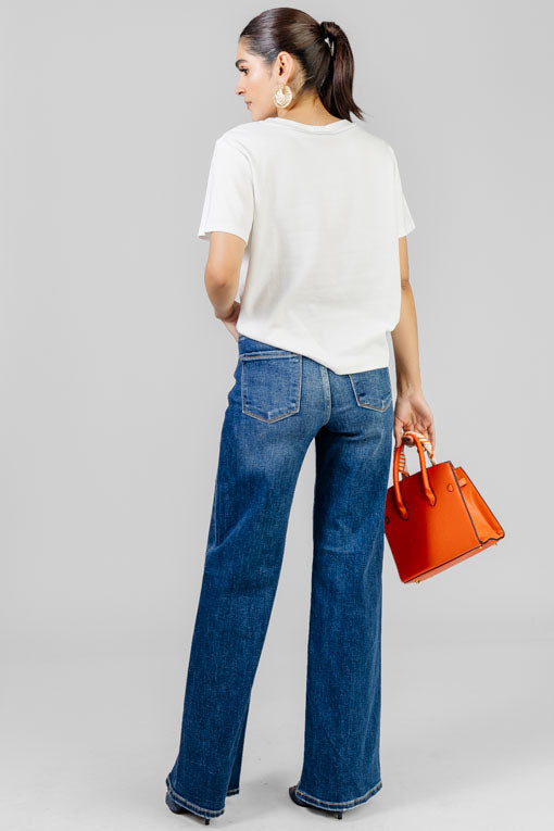 PANTALON DENIM AMPLIO