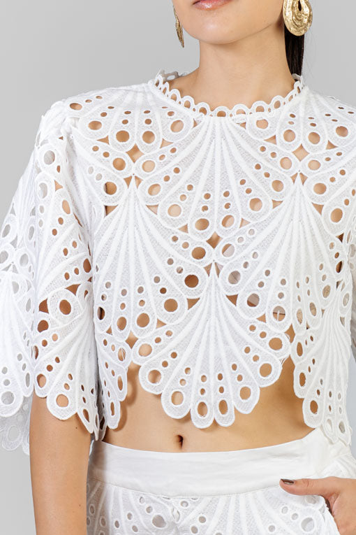 CONJUNTO CROCHET BLANCO