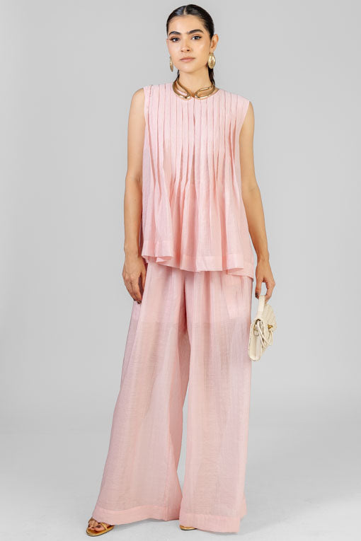 CONJUNTO BLUSA ALFORZAS