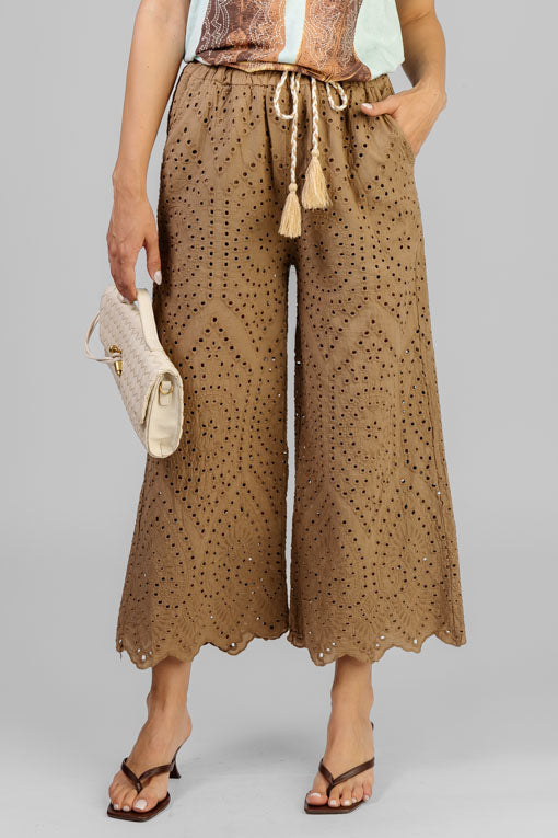 PANTALON TIRA BORDADA