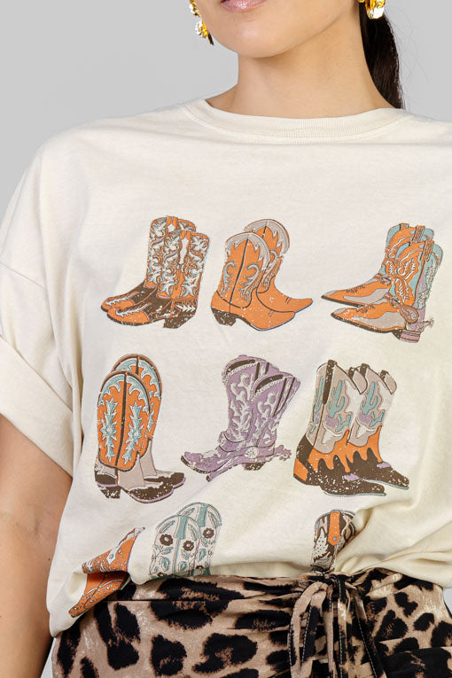 PLAYERA MULTI BOTAS