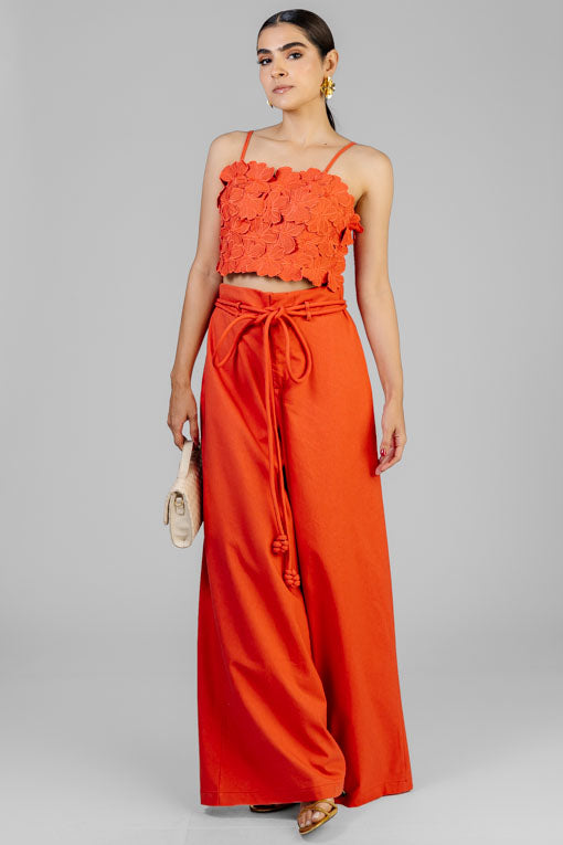 CONJUNTO TOP FLORES