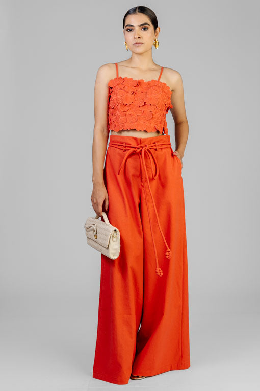 CONJUNTO TOP FLORES