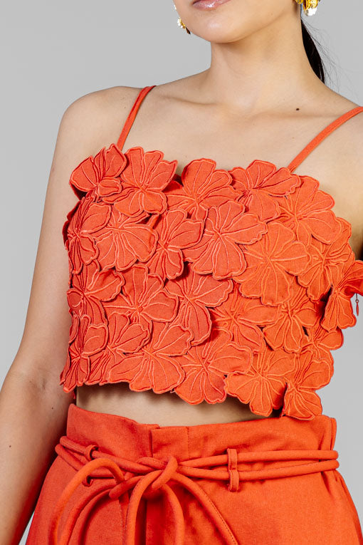 CONJUNTO TOP FLORES
