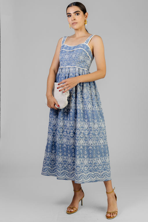 VESTIDO BIES TRENZA