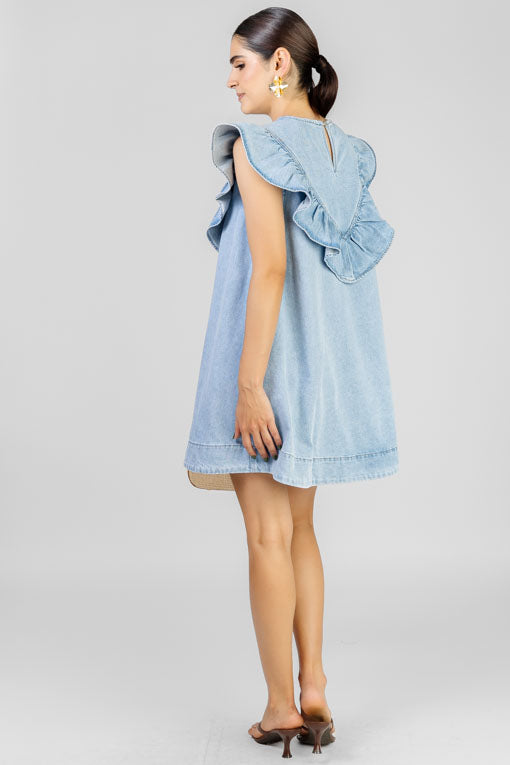 VESTIDO OLAN MEZCLILLA