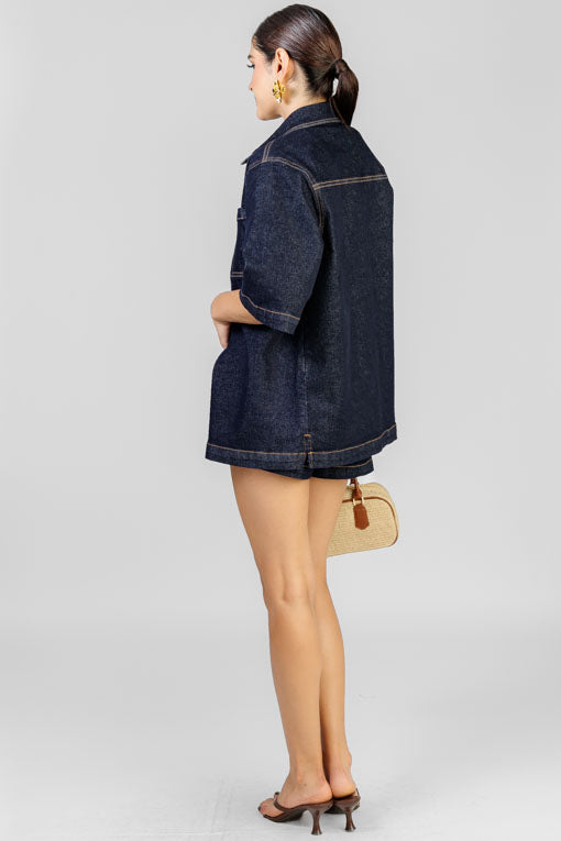 CONJUNTO DENIM CAMISA