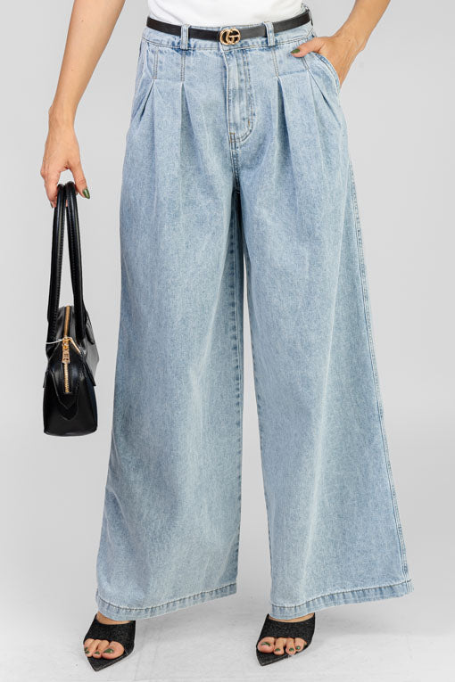 PANTALON PINZAS DENIM