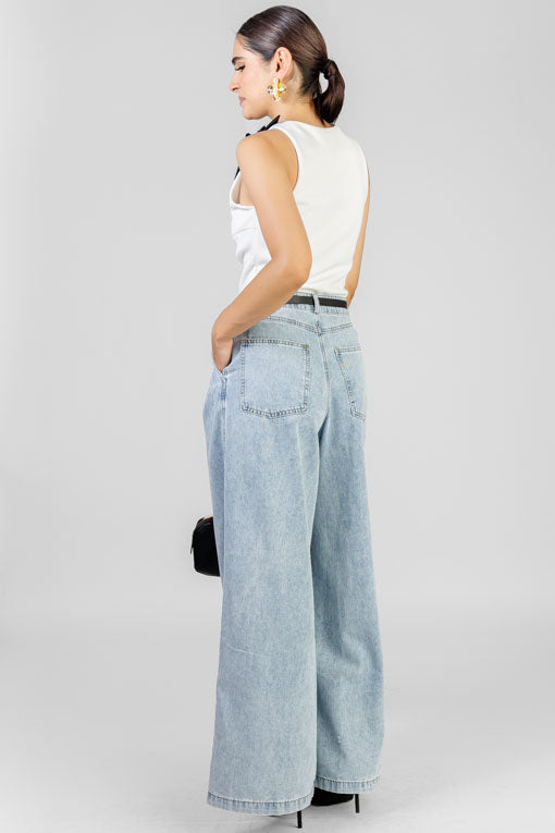 PANTALON PINZAS DENIM