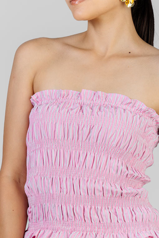 VESTIDO FALDA GLOBO RAYAS