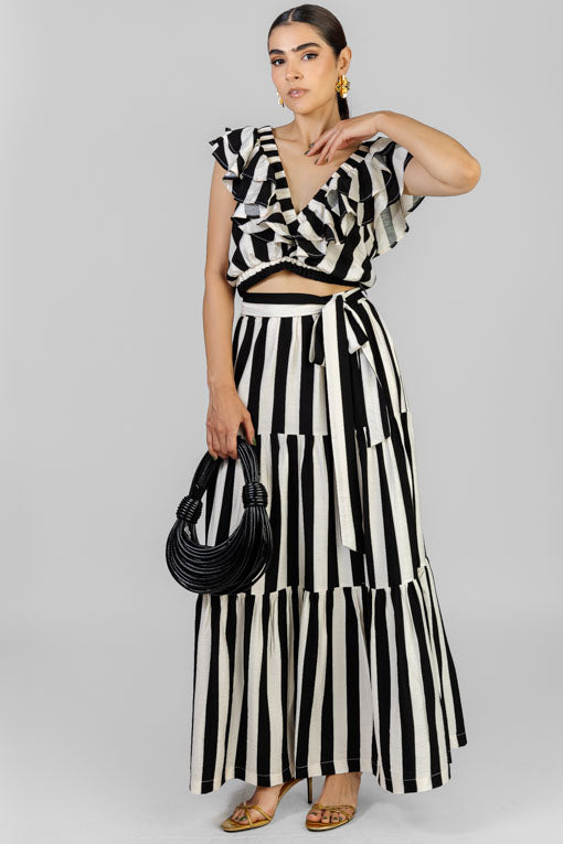 CONJUNTO TOP RAYAS