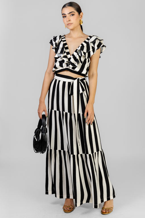 CONJUNTO TOP RAYAS