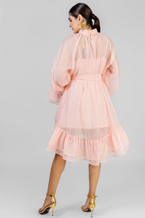VESTIDO ORGANZA OLANES
