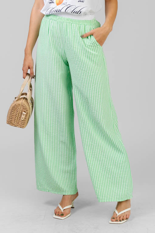 PANTALON RAYAS VERDE
