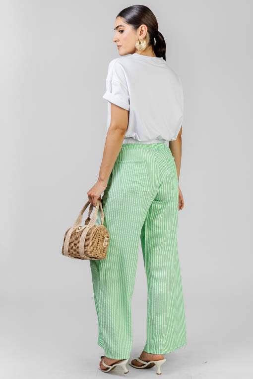 PANTALON RAYAS VERDE