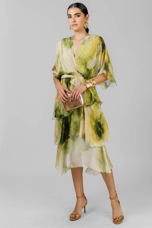 VESTIDO OLANES SEDA