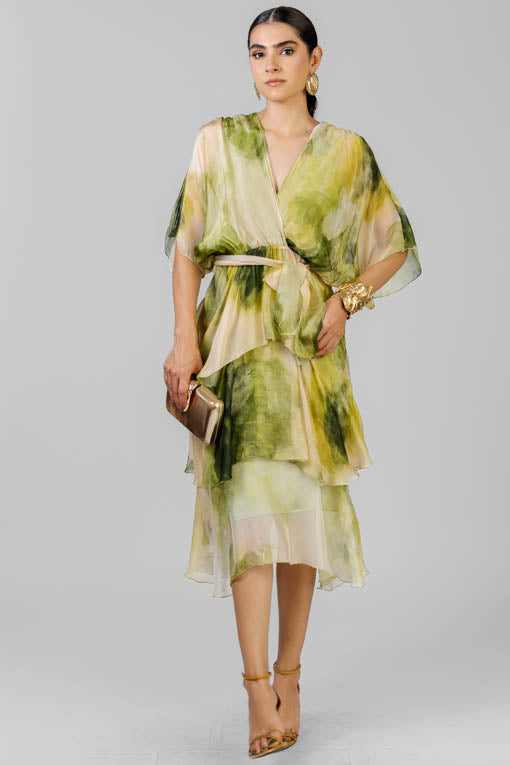 VESTIDO OLANES SEDA