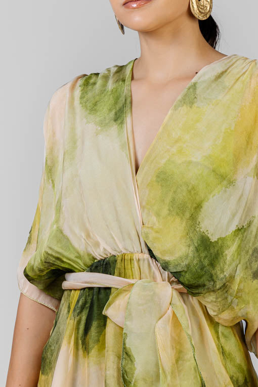 VESTIDO OLANES SEDA