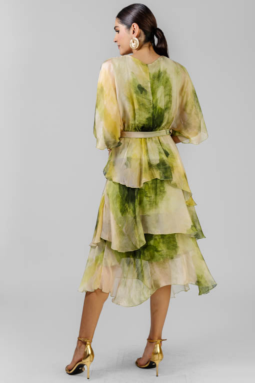 VESTIDO OLANES SEDA